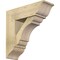 Ekena Millwork Olympic Traditional Rough Sawn Bracket w/ Offset Brace, Douglas Fir, 8"W x 24"D x 24"H BKT0806X24X24OLY01RDF - alternate 1